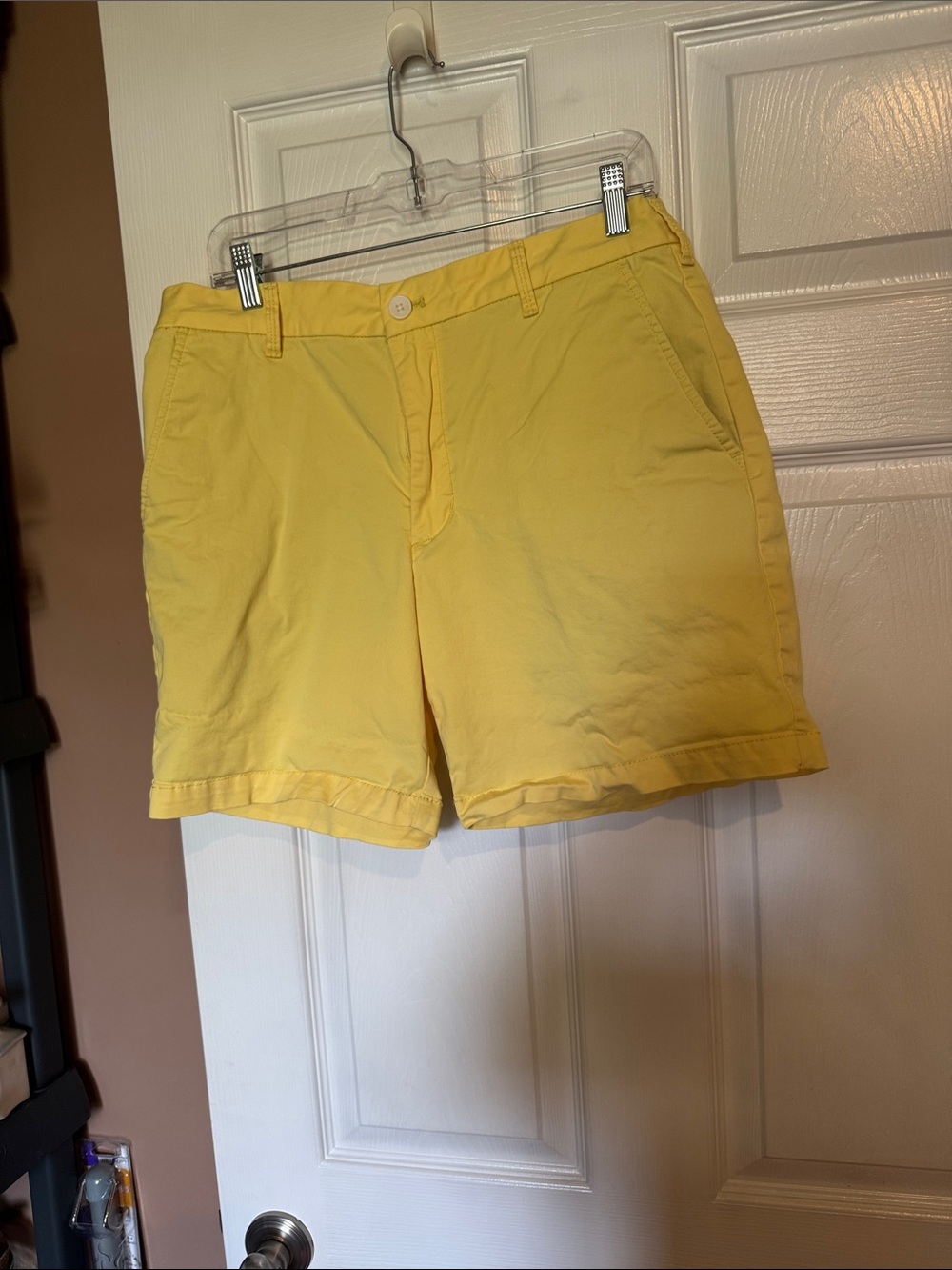 Yellow men’s Casual Cotton Shorts